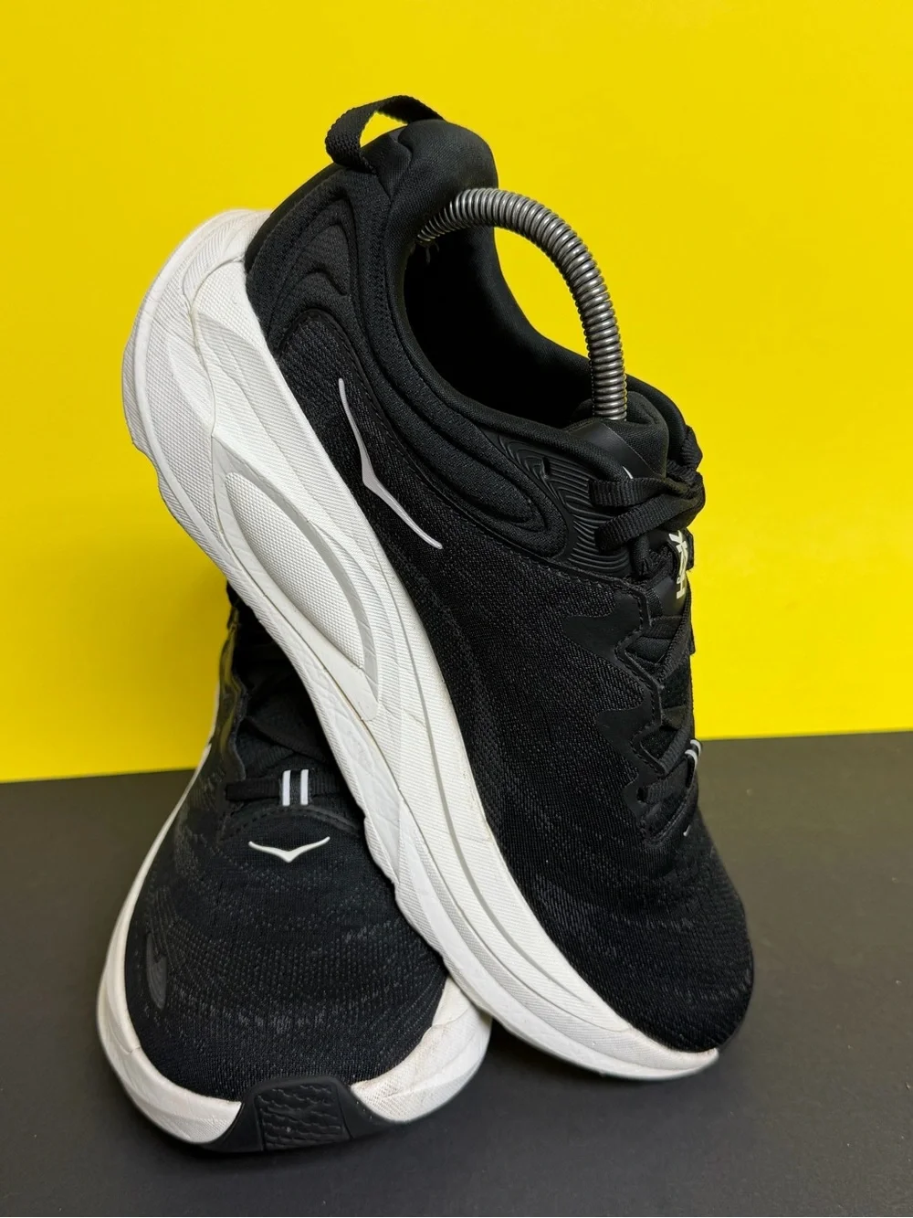 Hoka One One Gaviota 6 Women’s Size 9.5D WIDE Black White Running Shoes